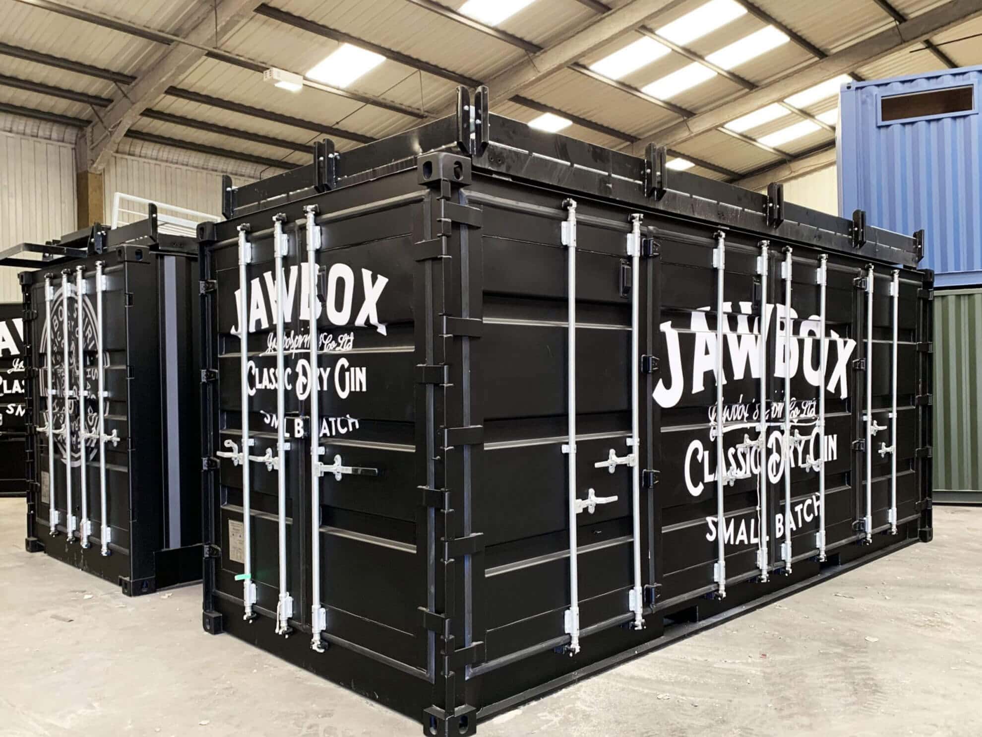 Jawbox Classic Dry Jin - Branded shipping container