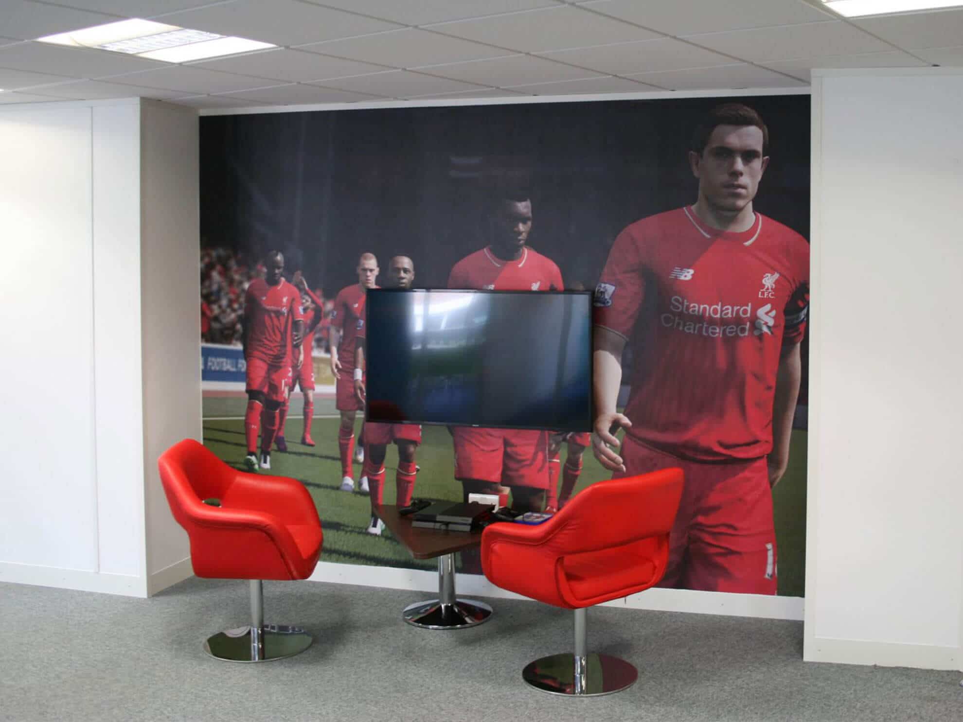 Football ground interior wallpaper graphics