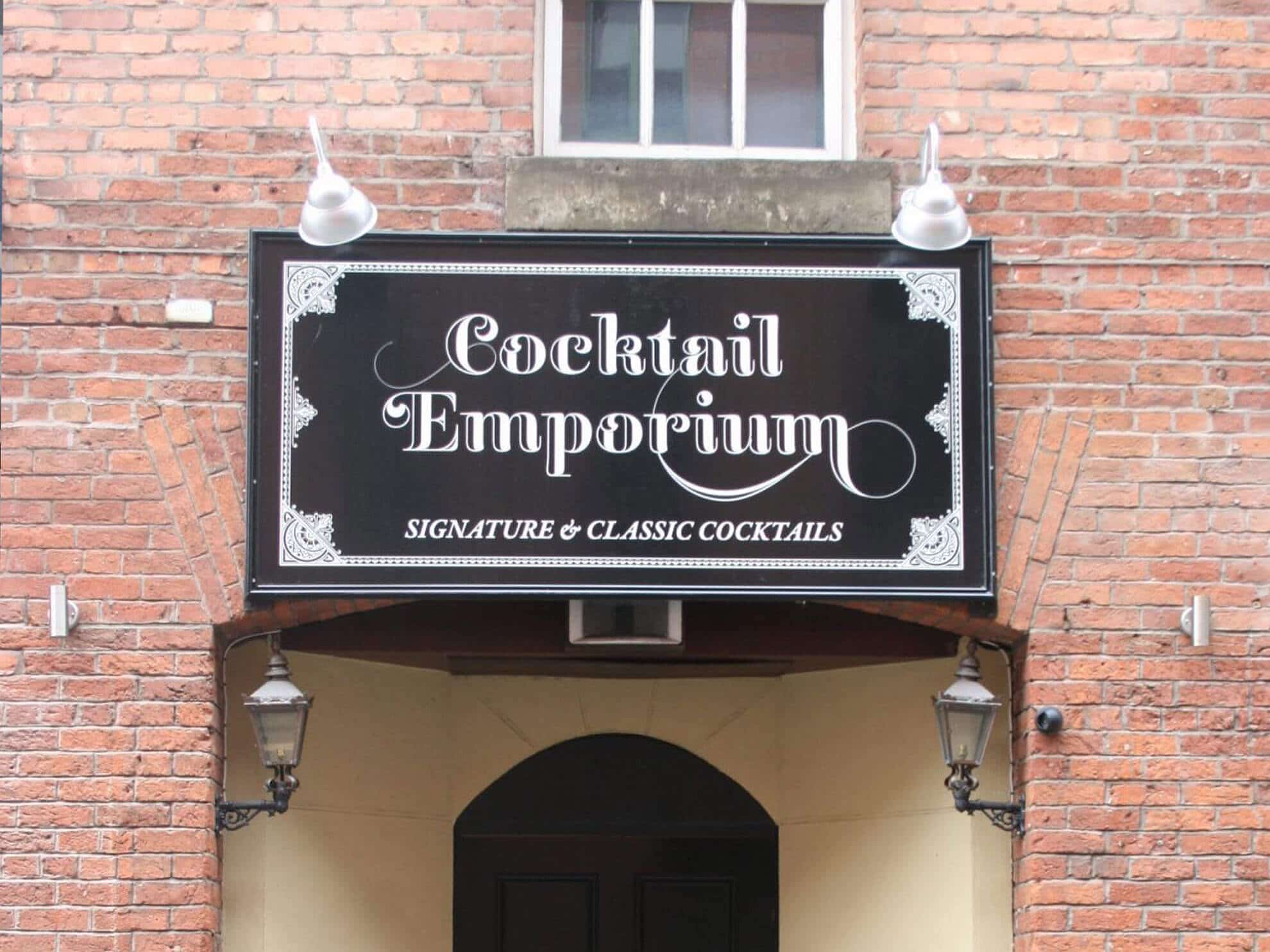 Loftys Cocktail Emporium sign