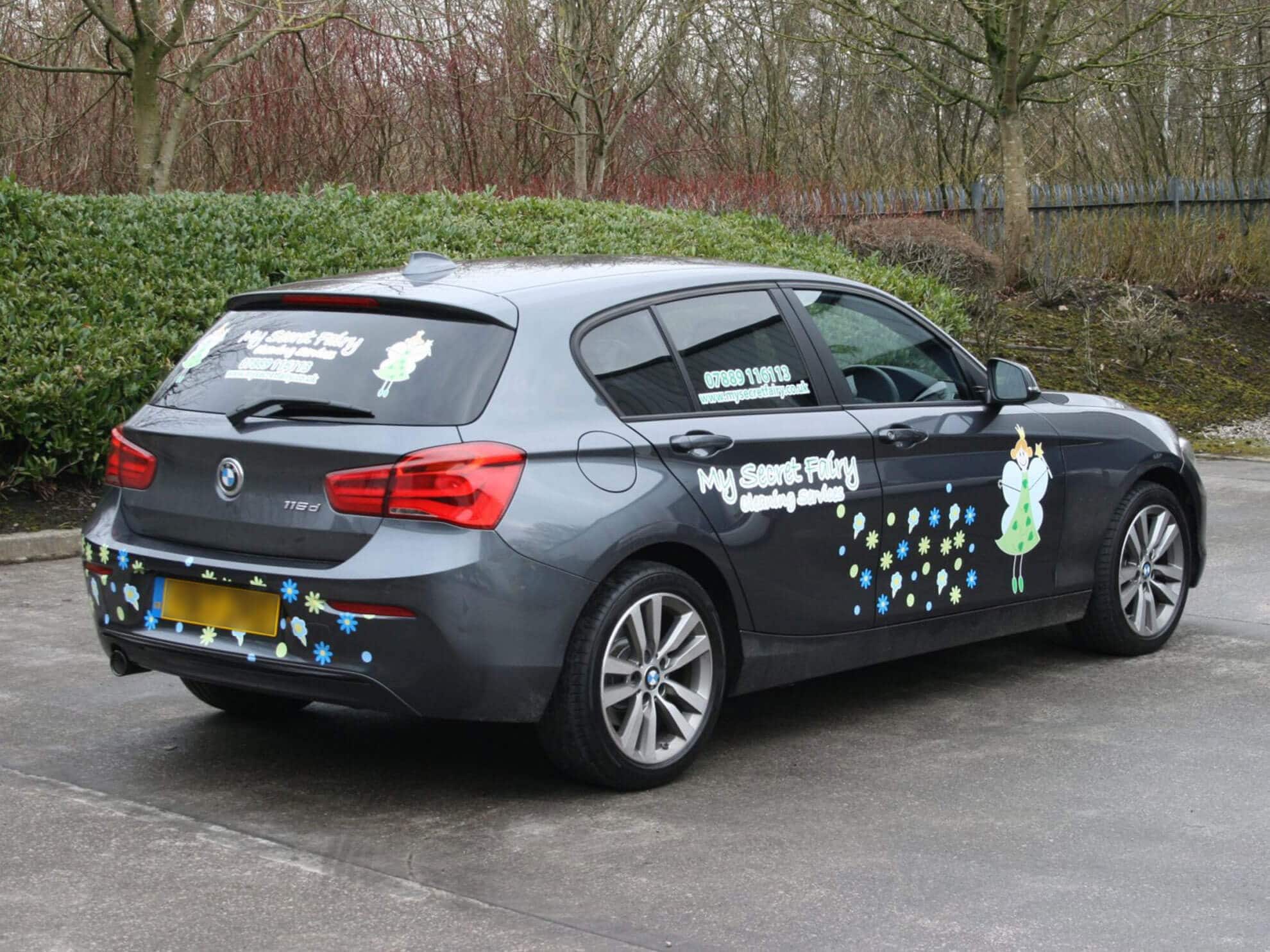 My Secret Fairy cut vinyl vehicle graphics and wrapping